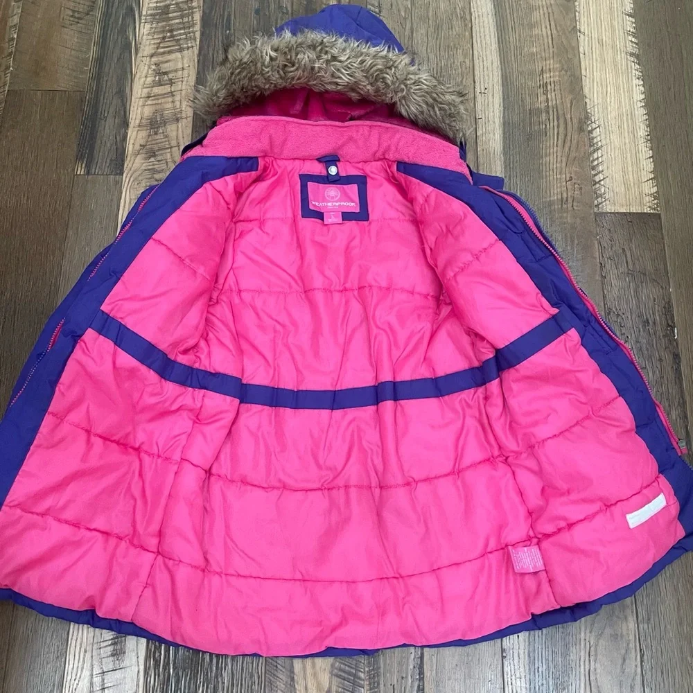 Weatherproof long winter coat girl 14